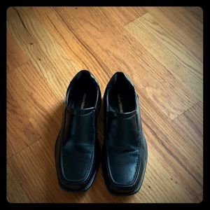 boys black dress shoes